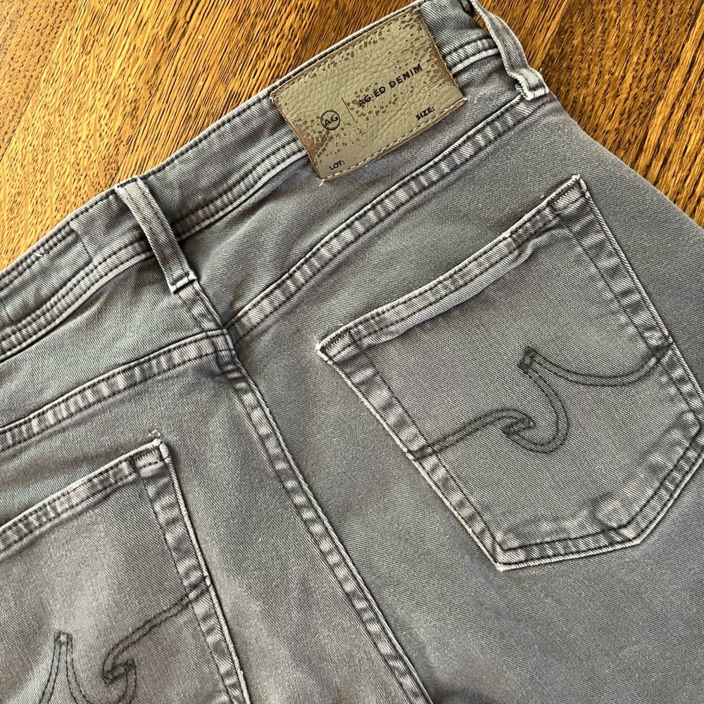 Ag Adriano Goldschmied Slim Gray Jeans
